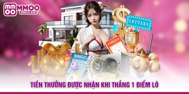 Tiền thưởng được nhận khi thắng 1 điểm lô